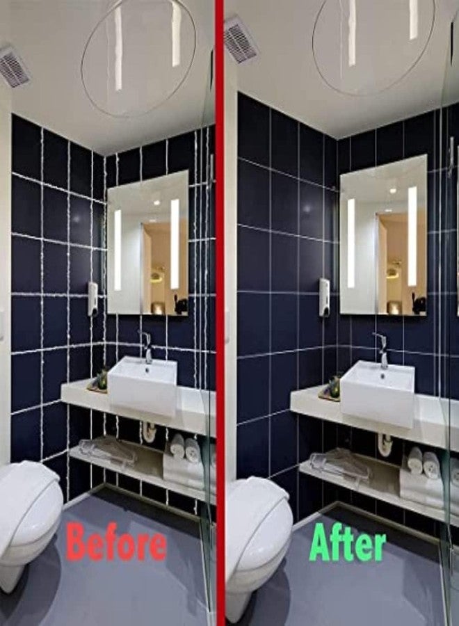 NETZILLA مجموعة أدوات سد الشقوق السيليكونية 3 في 1 من NETZILLA، أداة كشط من الفولاذ المقاوم للصدأ، 5 وسادات قابلة لإعادة الاستخدام والاستبدال، مزيل معجون السيليكون، مثالية للمطبخ - Image 5